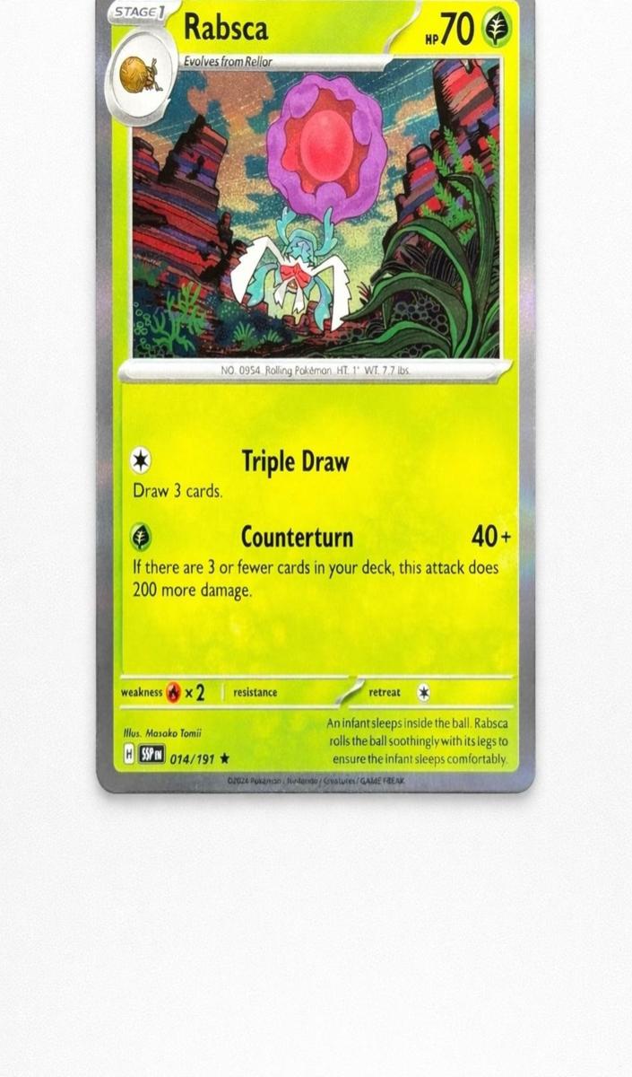 Rabsca 2024 Pokemon Scarlet & Violet Surging Sparks