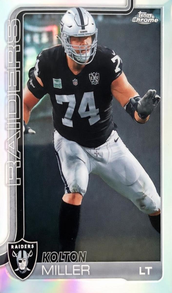 Kolton Miller 2025 Topps Chrome Football card