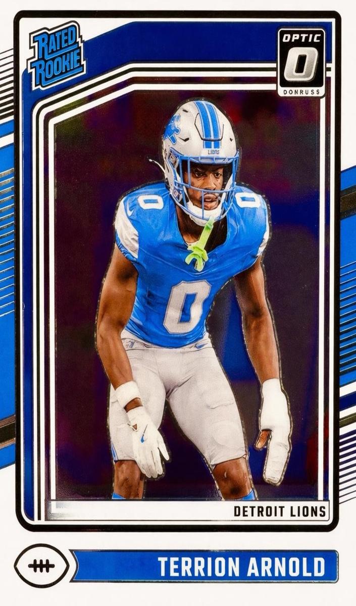 Terrion Arnold 2024 Donruss Optic Football card