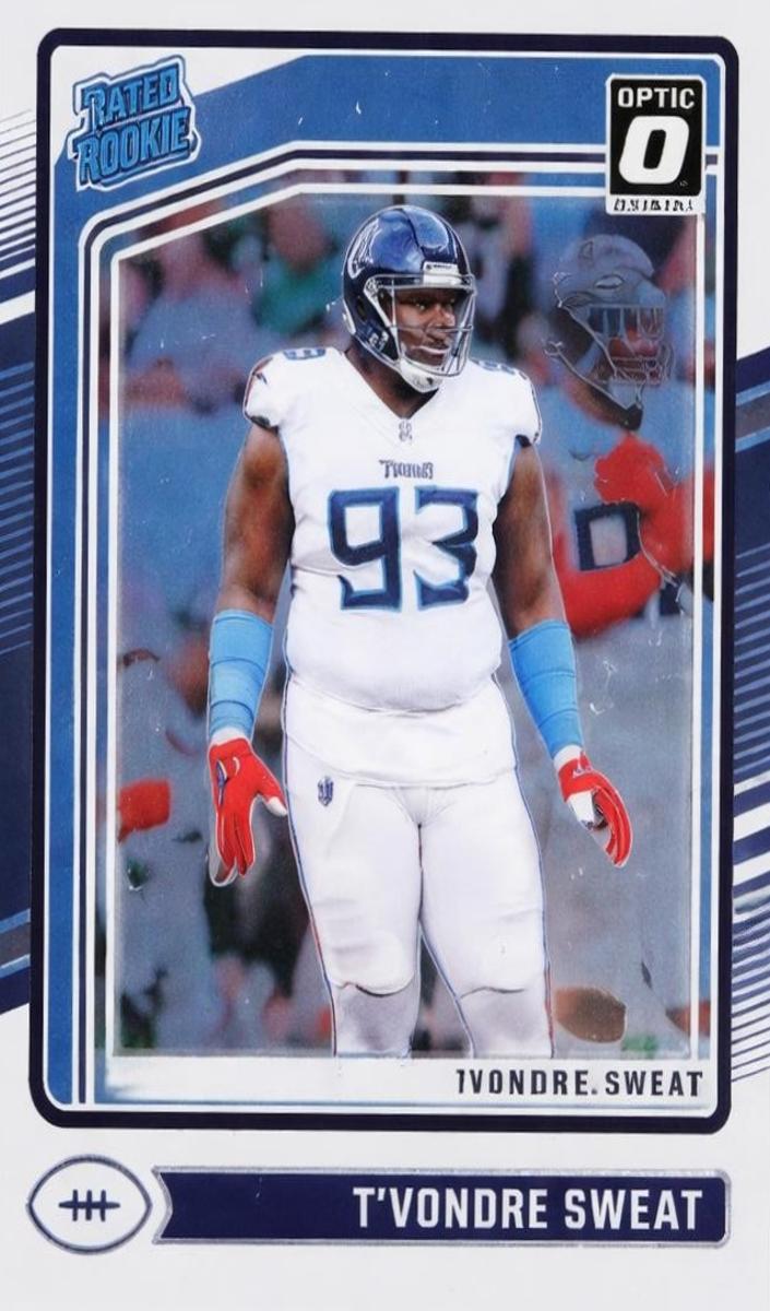 T'Vondre Sweat 2024 Donruss Optic Football card