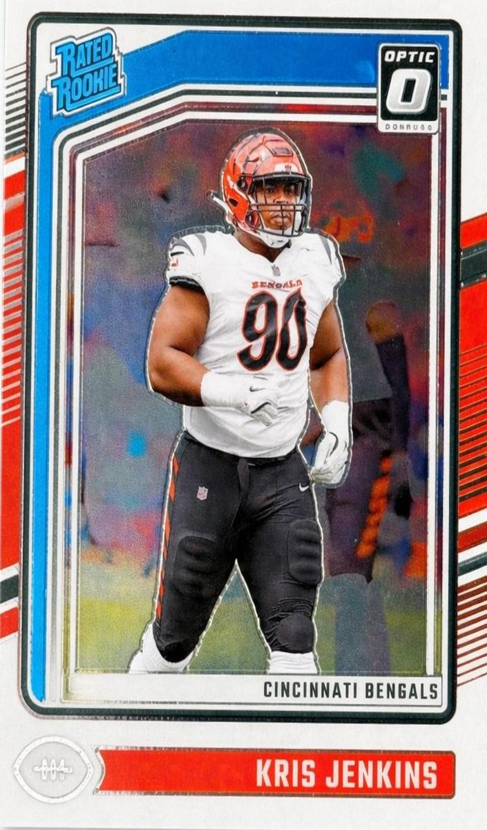 Kris Jenkins 2024 Donruss Optic Football card