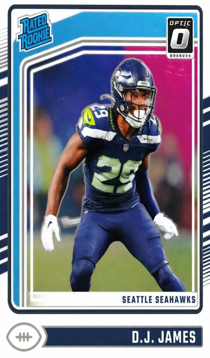 D.J. James 2024 Donruss Optic Football card