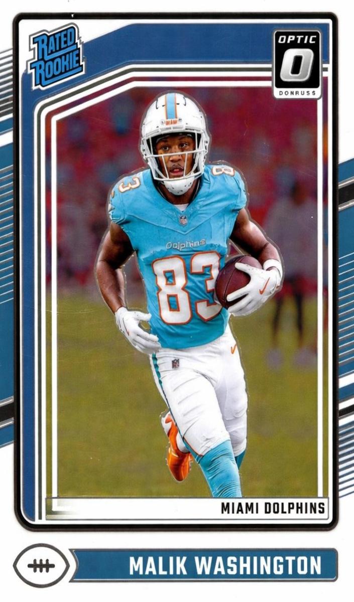 Malik Washington 2024 Donruss Optic Football card