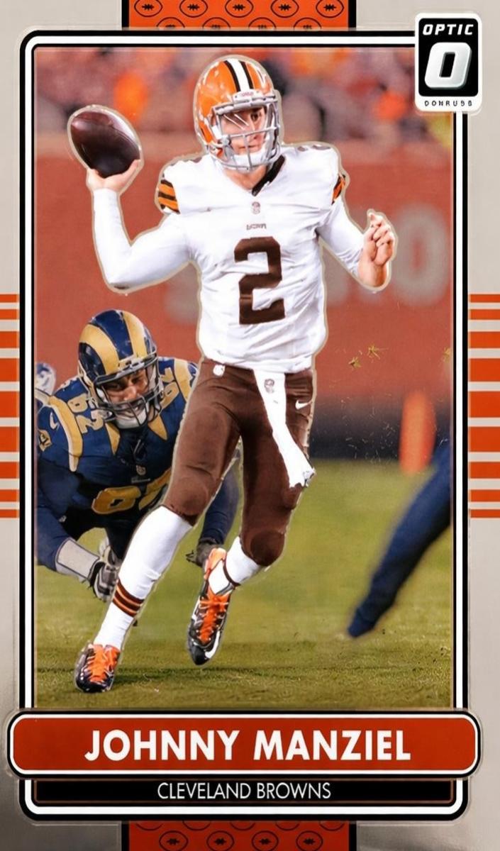 Johnny Manziel 2024 Donruss Optic Football card