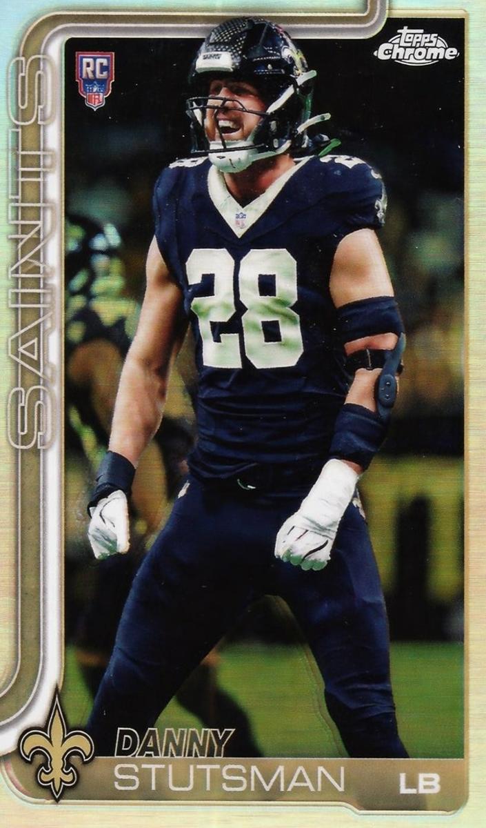 Danny Stutsman 2025 Topps Chrome Football card