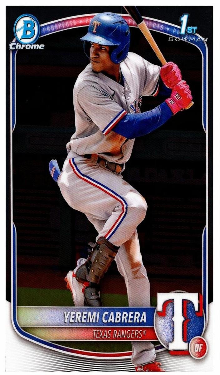 Yeremi Cabrera 2025 Bowman Chrome Prospects card