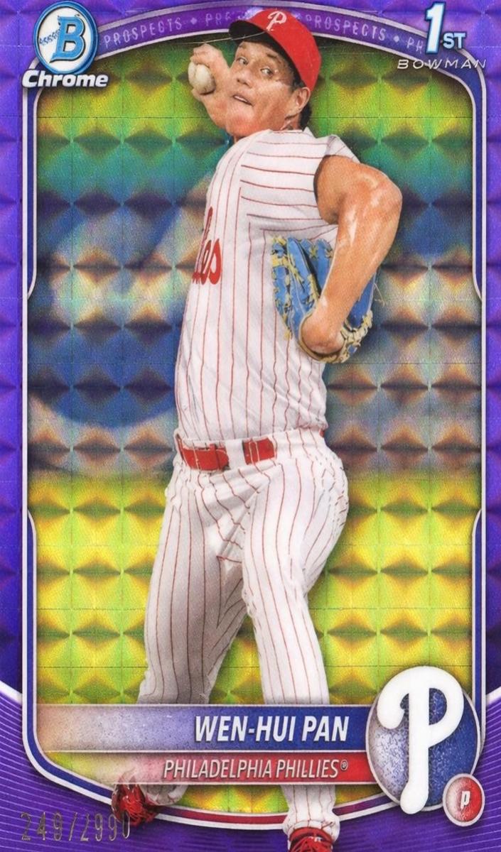 2025 Bowman Chrome Prospects Wen-Hui Pan #BCP-6 card