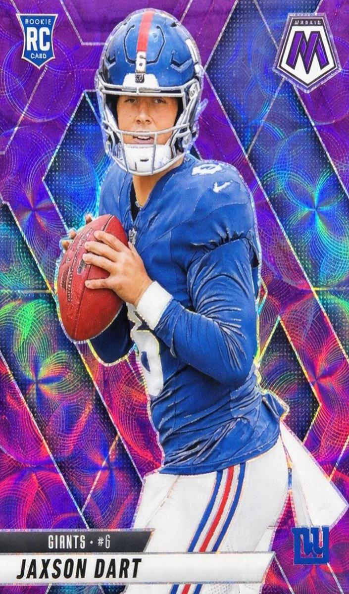 2025 Panini Mosaic PURPLE SCOPE #362 Jaxson Dart front