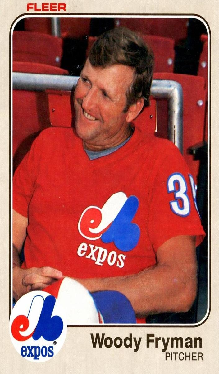 1983 Fleer Woody Fryman #283 card