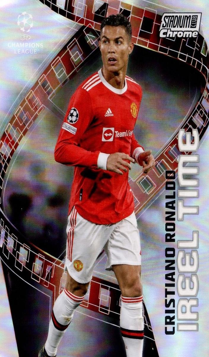 2021 Topps Stadium Club Chrome UEFA Champions League Cristiano Ronaldo #RT-CR card