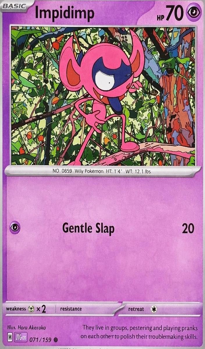 Impidimp 2025 Pokemon Scarlet & Violet Journey Together