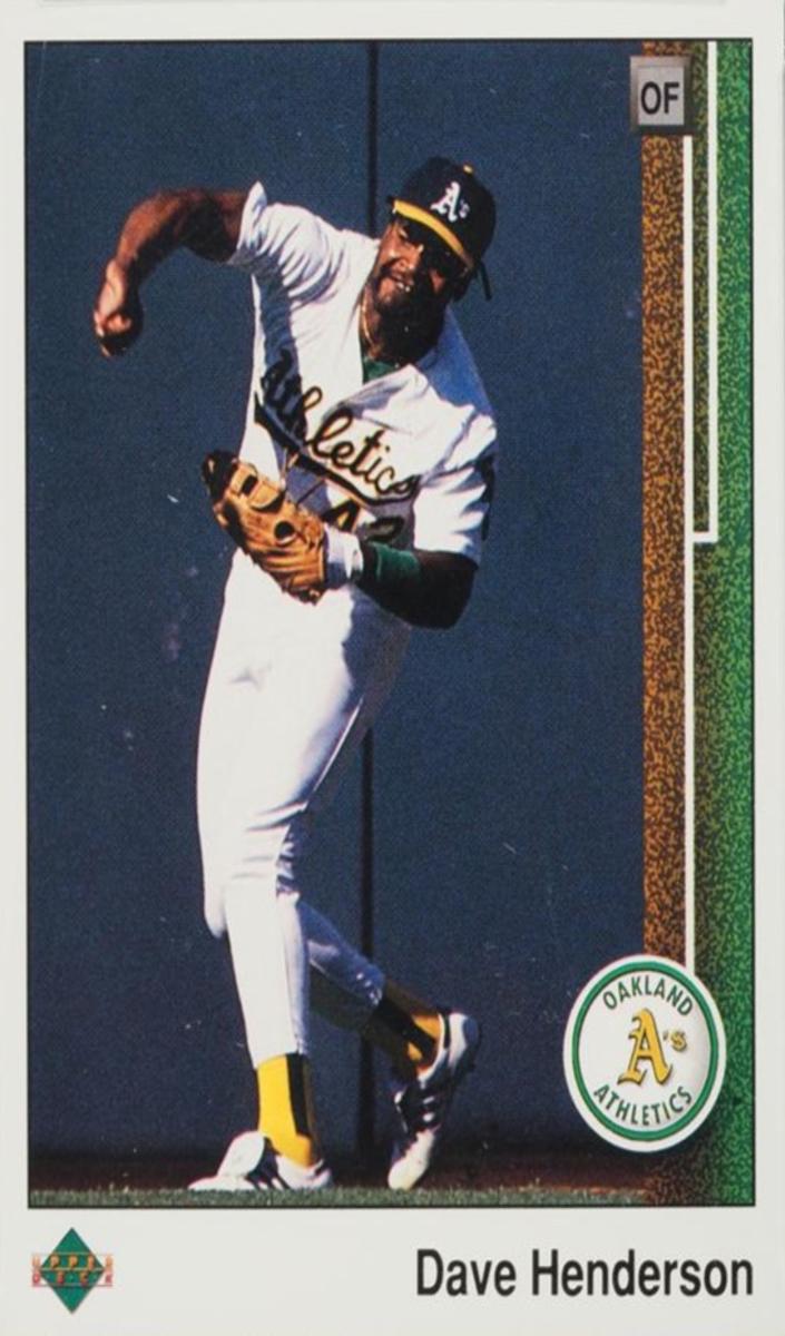 1989 Upper Deck #174 Dave Henderson front