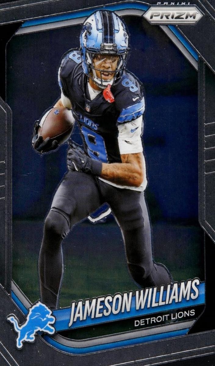 Jameson Williams 2025 Prizm Football card