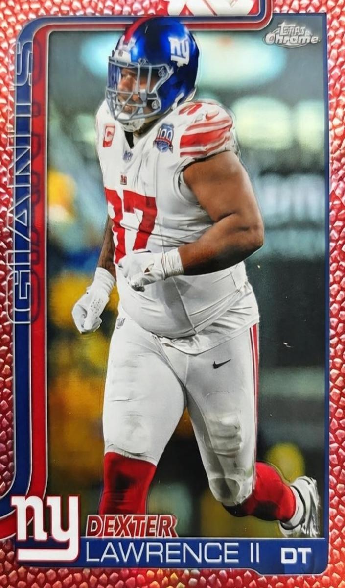 Dexter Lawrence II 2025 Topps Chrome Football card