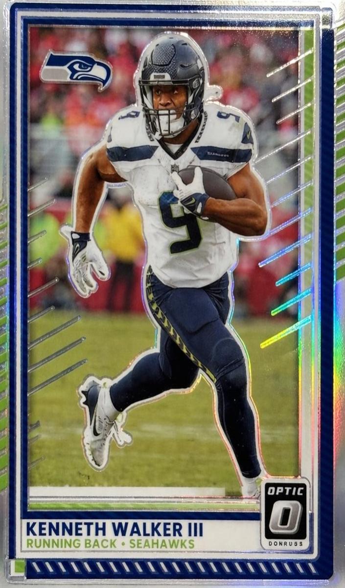 Kenneth Walker III 2025 Donruss Optic Football card
