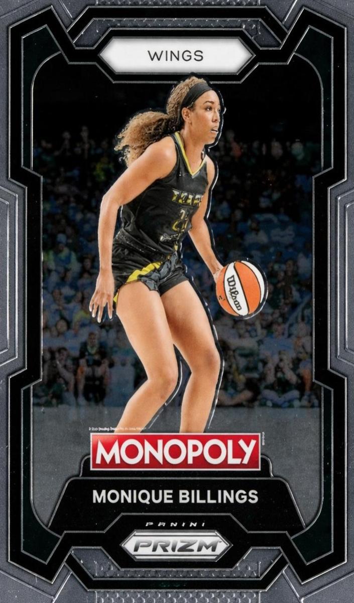 Monique Billings 2024 Prizm Monopoly WNBA card