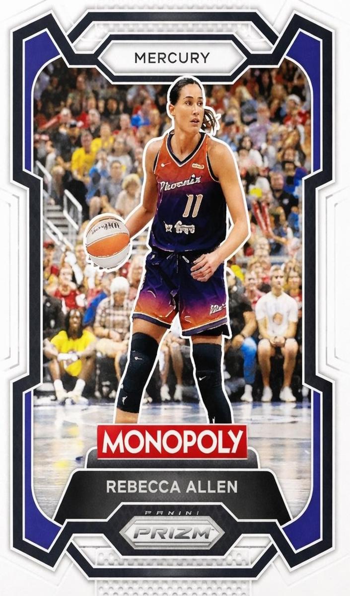 Rebecca Allen 2024 Prizm Monopoly WNBA card