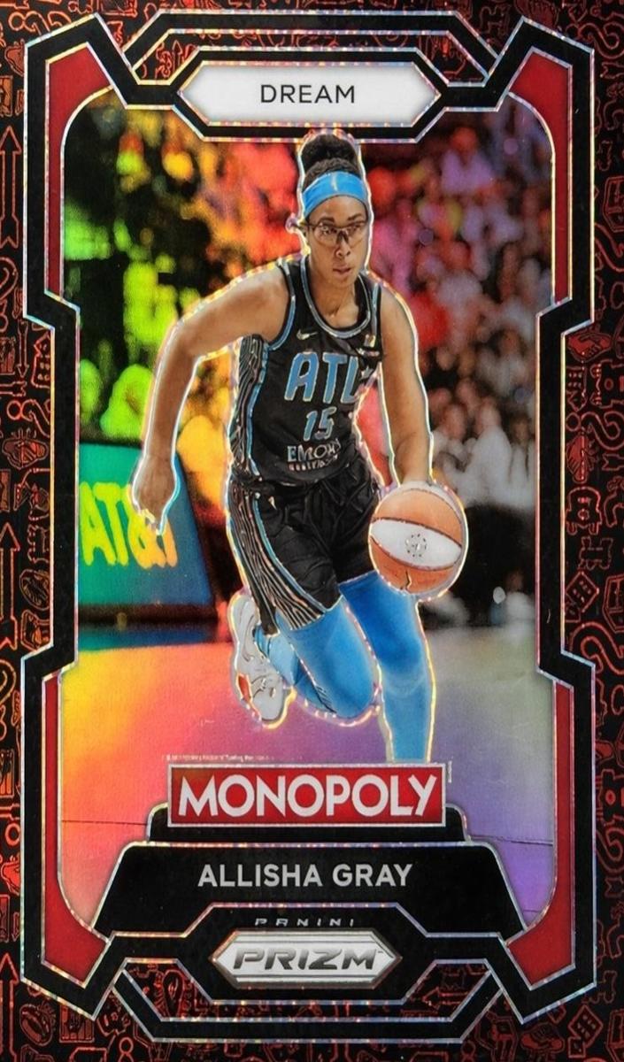 Allisha Gray 2024 Prizm Monopoly WNBA card