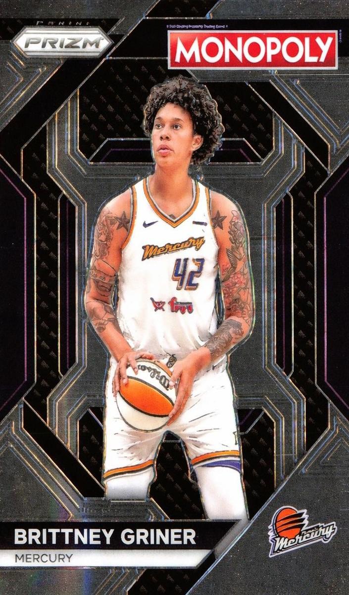 Brittney Griner 2024 Prizm Monopoly WNBA card