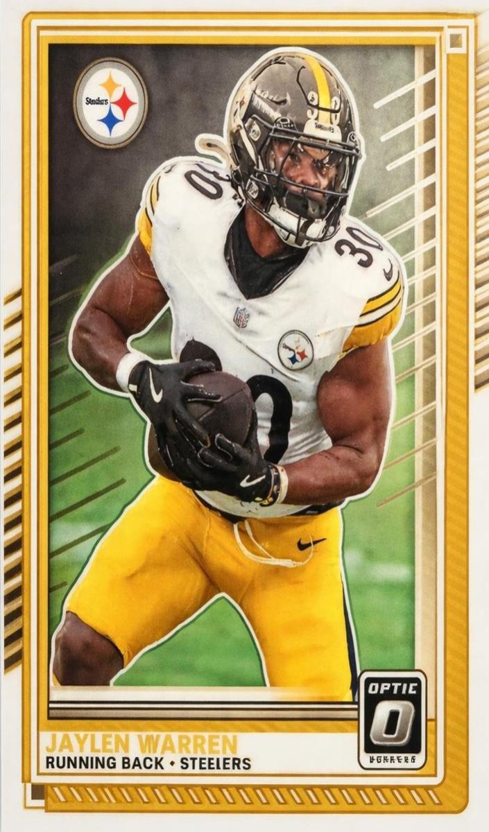 2025 Donruss Optic Jaylen Warren #140 card