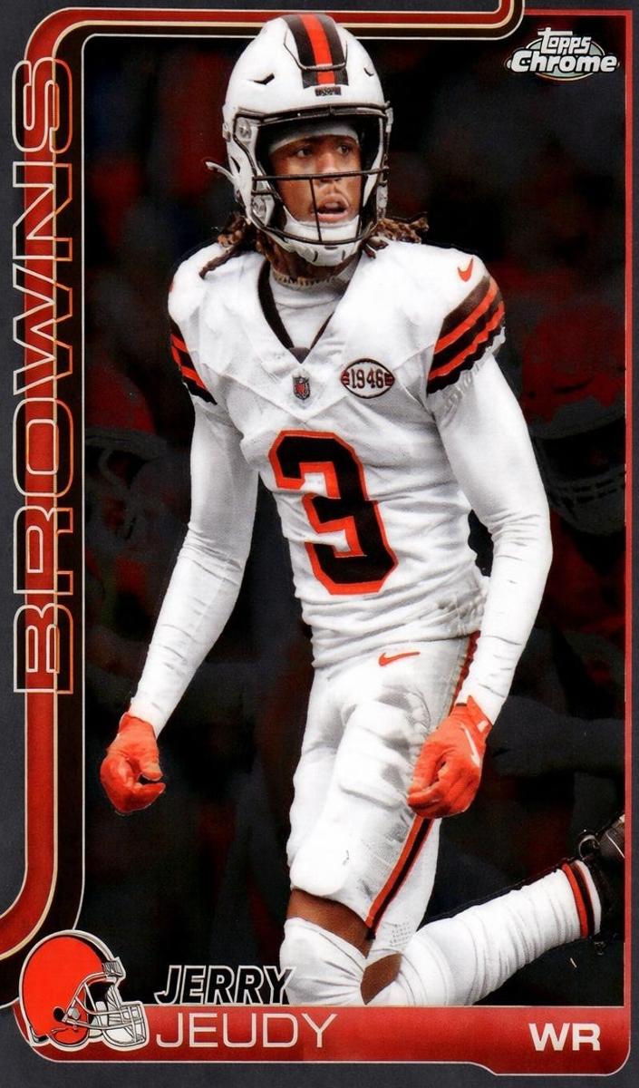 Jerry Jeudy 2025 Topps Chrome Football card