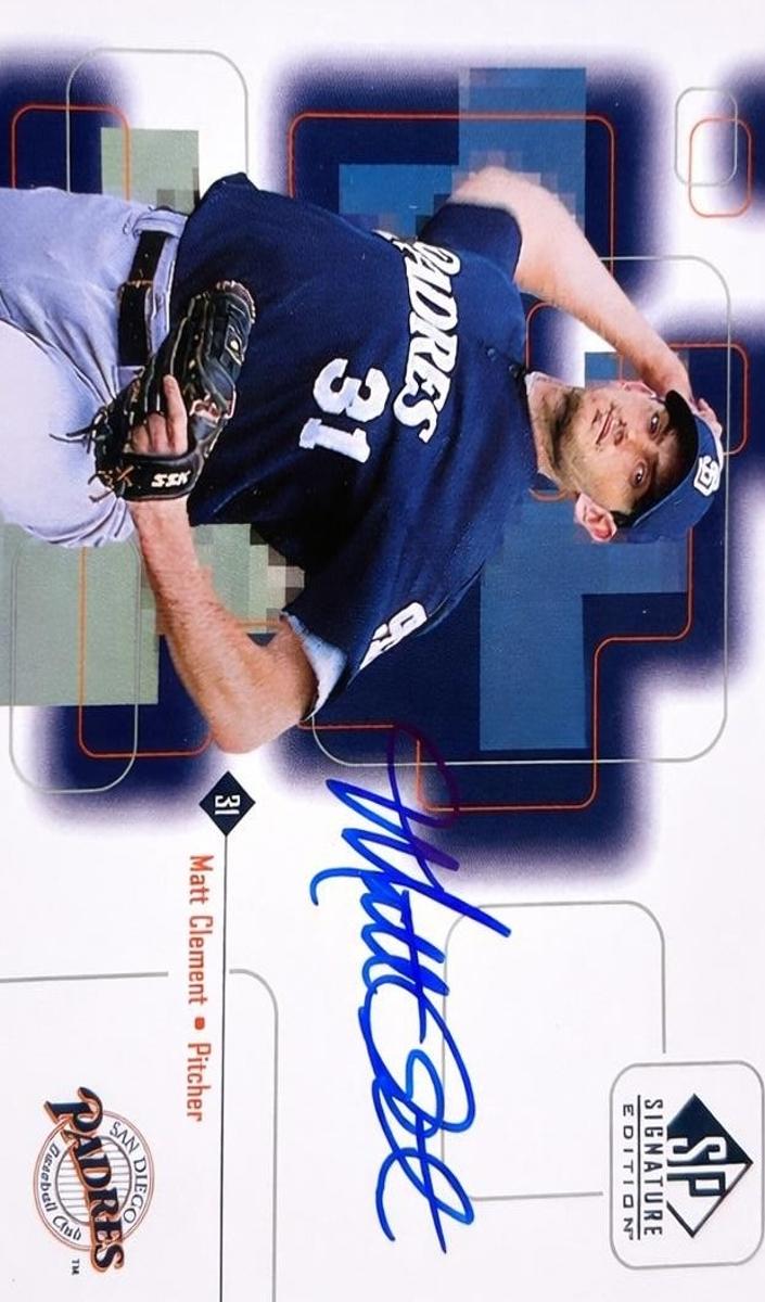 1999 SP Signature Edition Matt Clement #MCl card