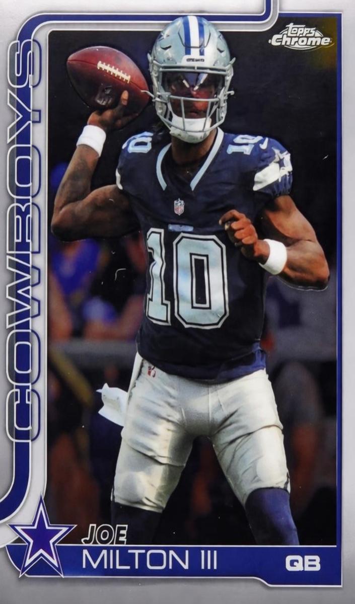 Joe Milton III 2025 Topps Chrome Football card