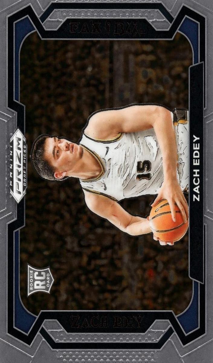 Zach Edey 2024 Prizm Draft Picks card