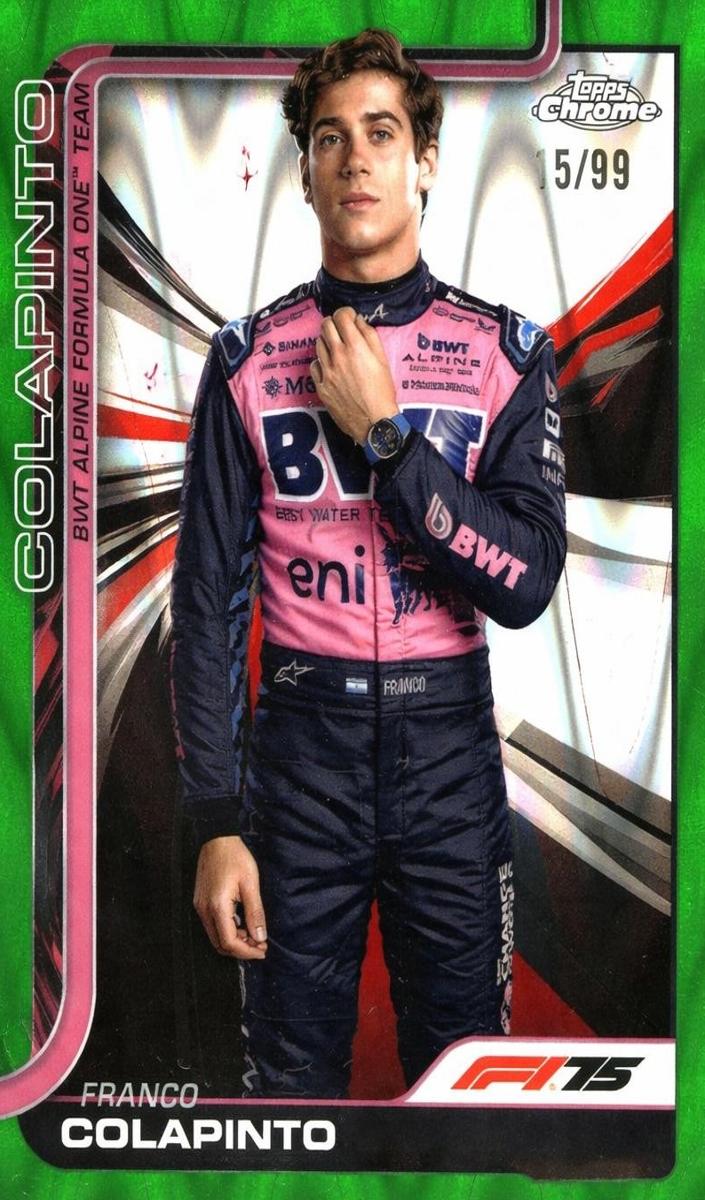 2025 Franco Colapinto [Green RayWave Refractor] #15