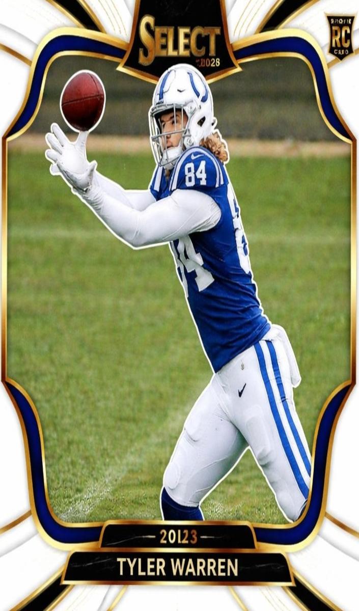 2025 Panini Select Tyler Warren [Silver Prizm] #433 card