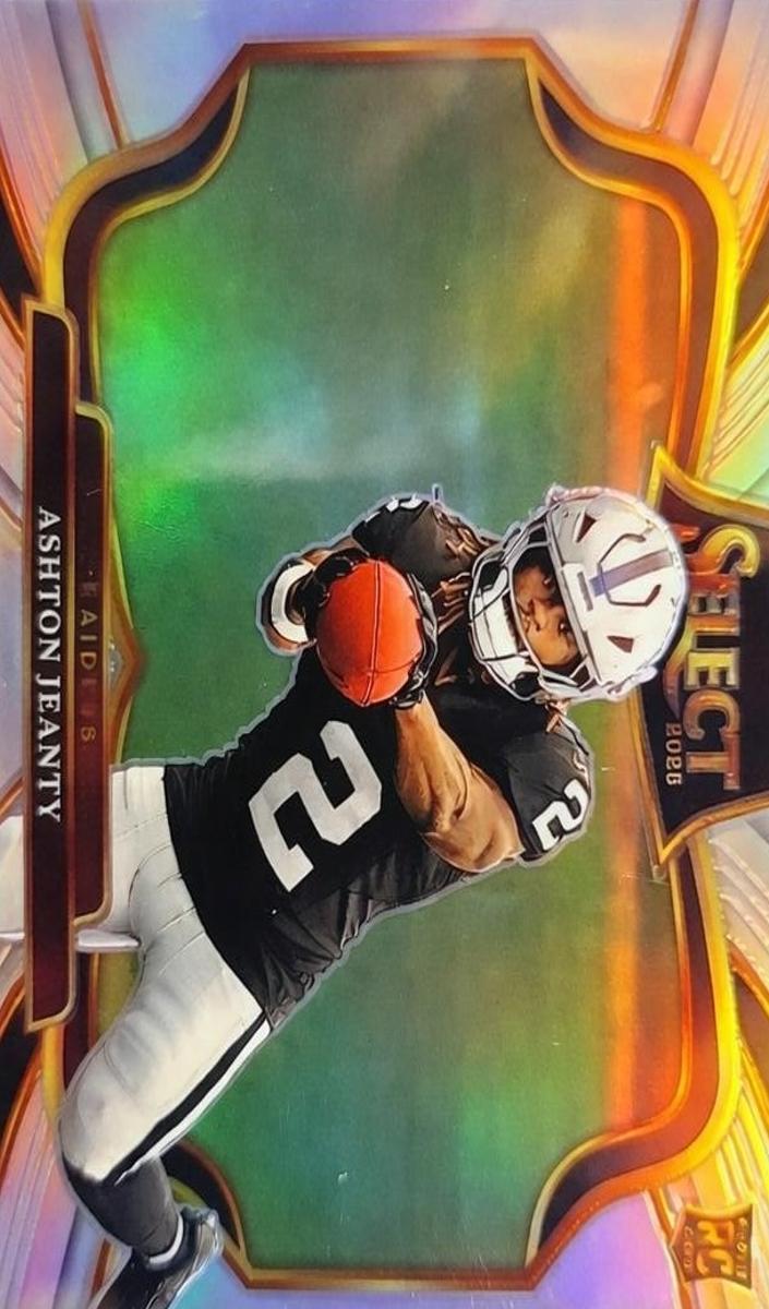 2025 Panini Select Ashton Jeanty [Silver Prizm] #404 card