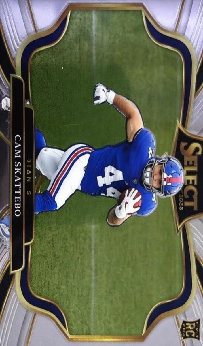 2025 Panini Select Cam Skattebo [Silver Prizm] #494 card