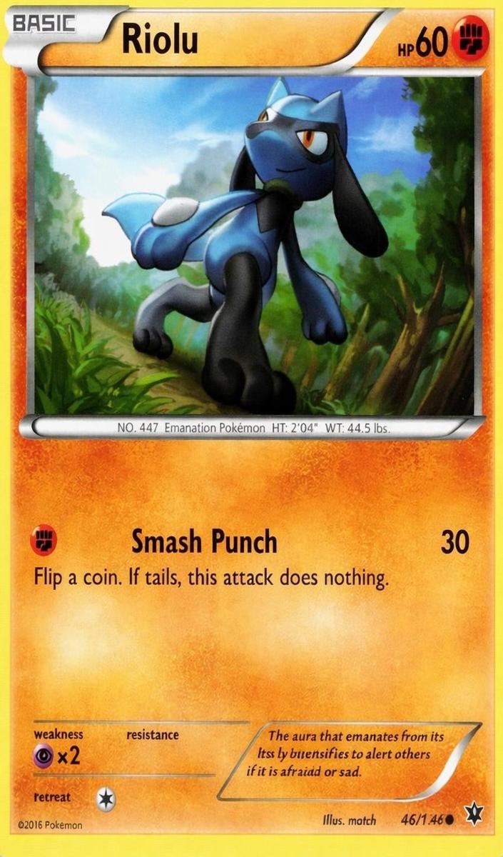 Riolu 2016 Pokemon XY Fates Collide