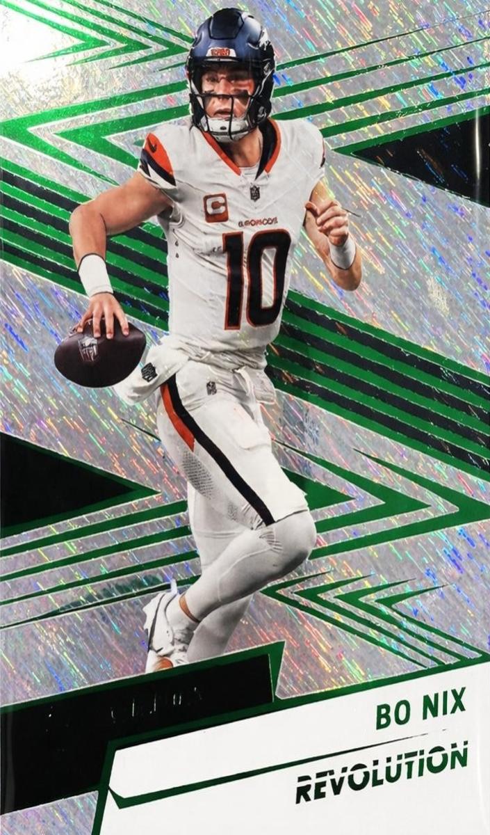 2025 Panini Prizm Manga Horizontal Bo Nix #5 card