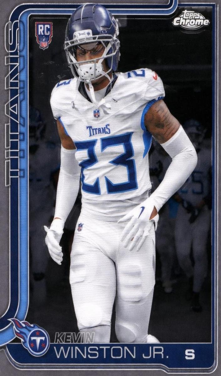 Kevin Winston Jr. 2025 Topps Chrome Football card