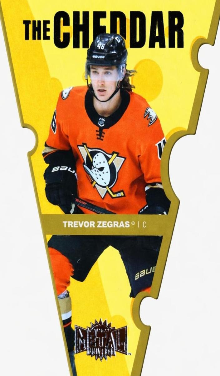 2021 Skybox Metal Universe Trevor Zegras #TC-19 card