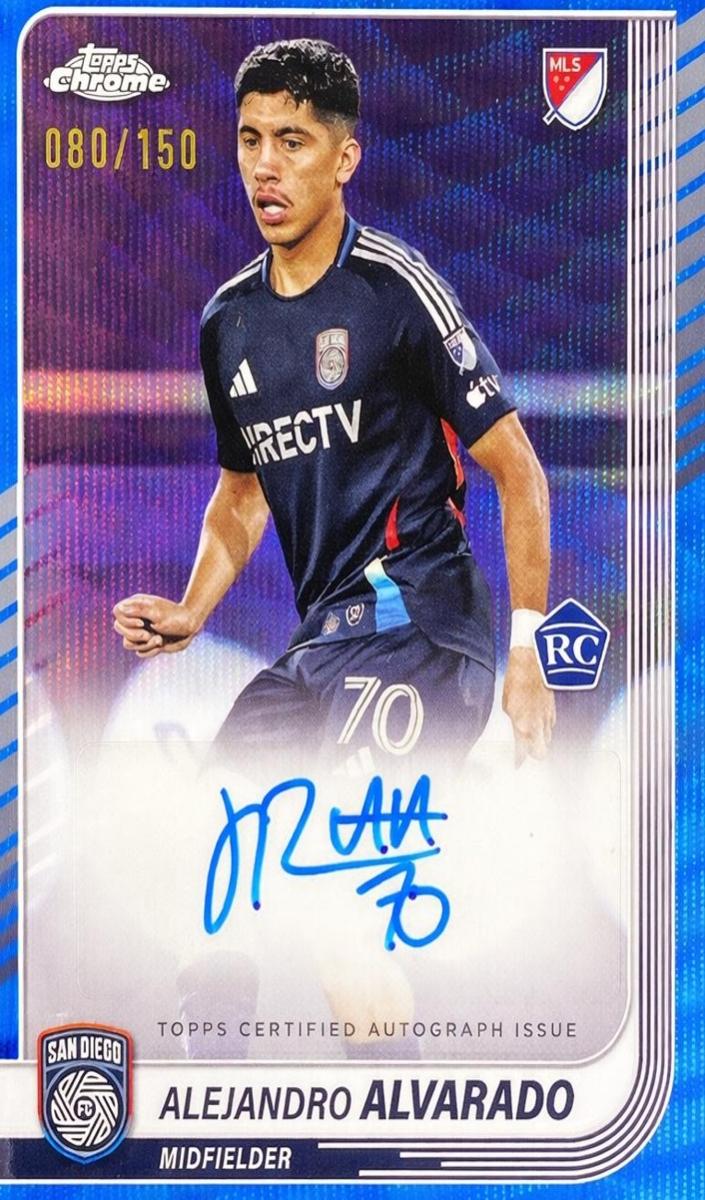 2025 Alejandro Alvarado [Blue Wave Refractor] #CA-AA