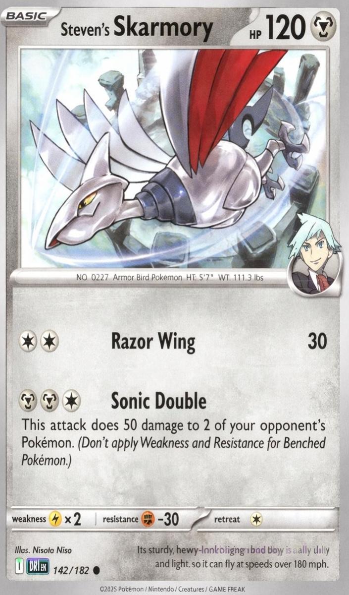 Steven's Skarmory 2025 Pokemon Scarlet & Violet Destined Rivals