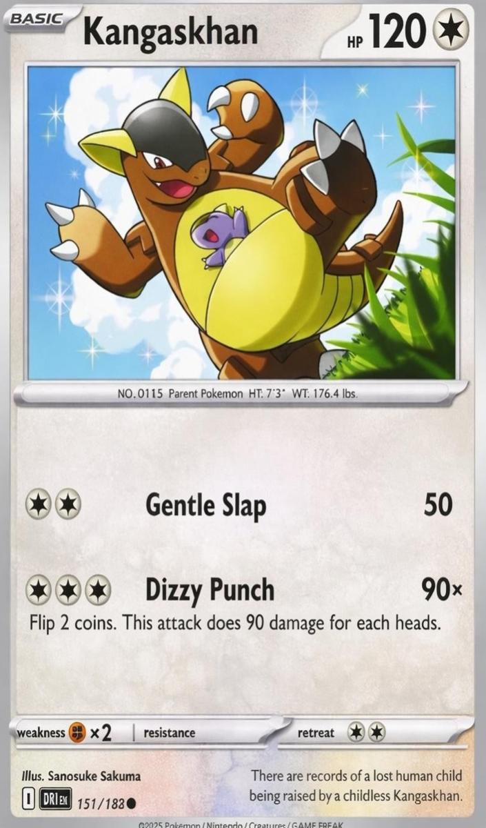 Kangaskhan 2025 Pokemon Scarlet & Violet Destined Rivals