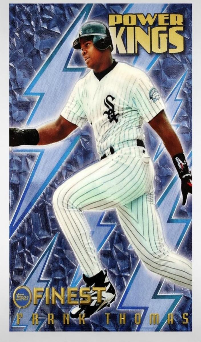 1995 Topps Finest Frank Thomas #PK9 card