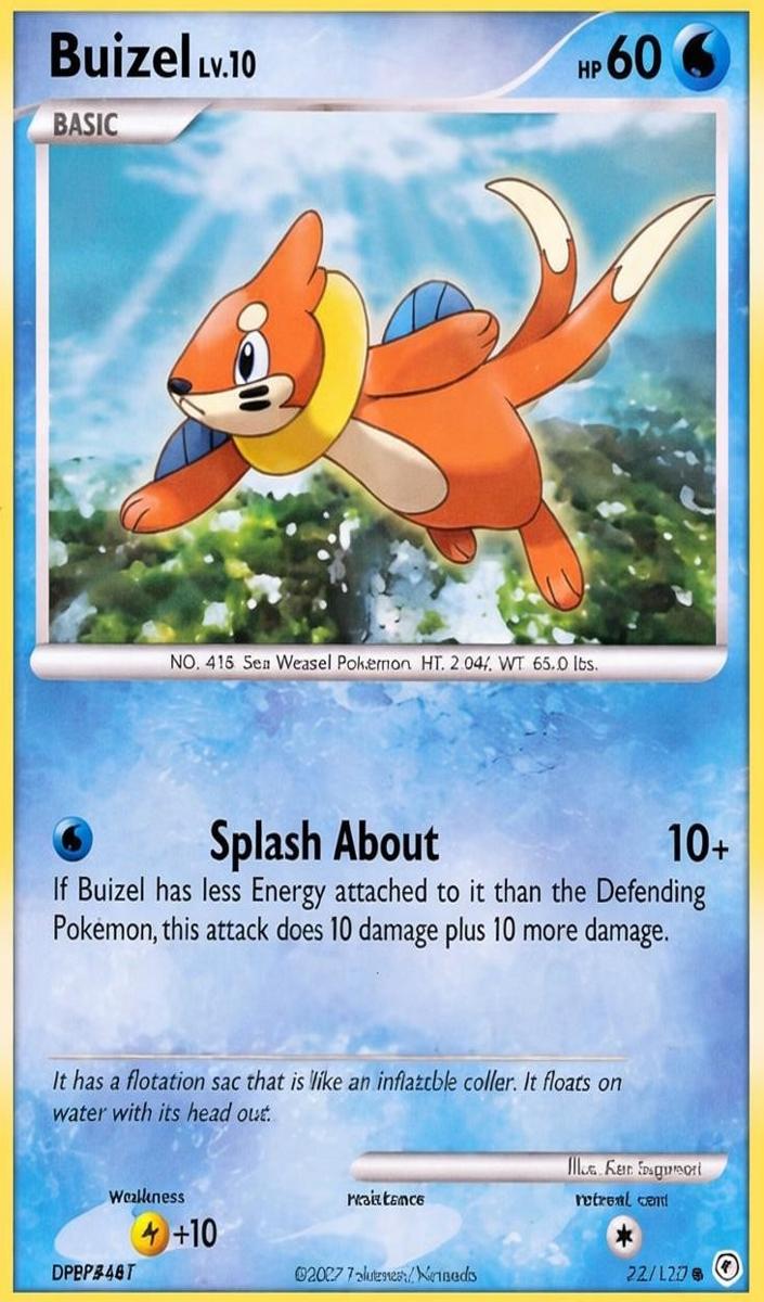 Buizel 2007 Pokemon Diamond & Pearl