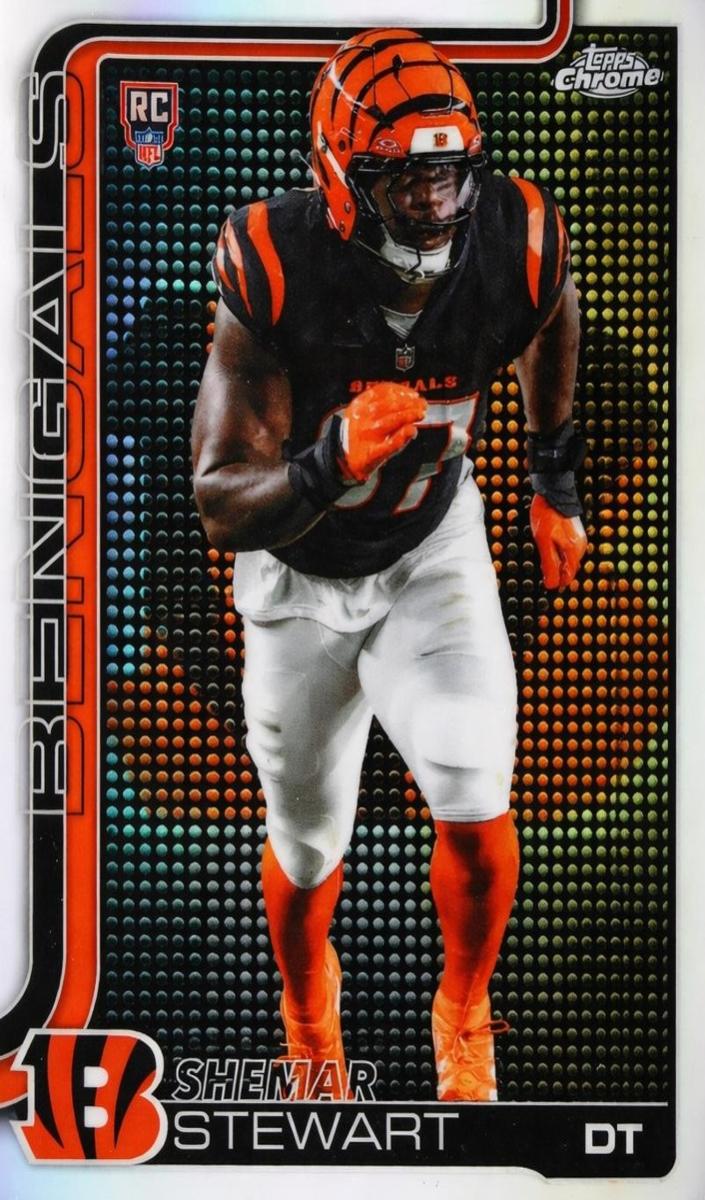 Shemar Stewart 2025 Topps Chrome Football card