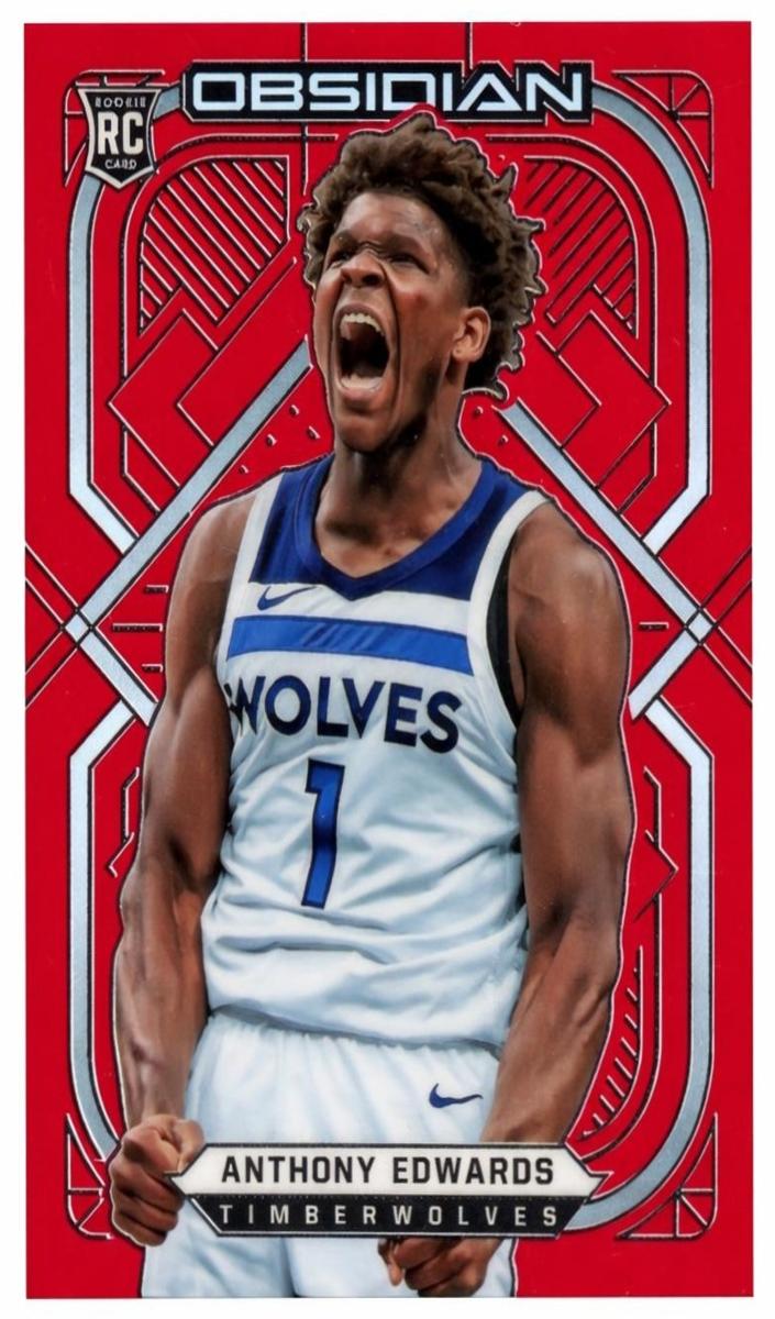 2020 Anthony Edwards [Electric Etch Red Flood] #152