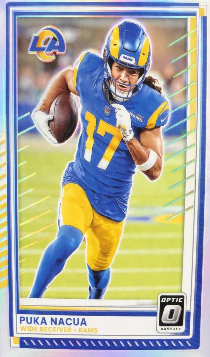 Puka Nacua 2025 Donruss Optic Football card