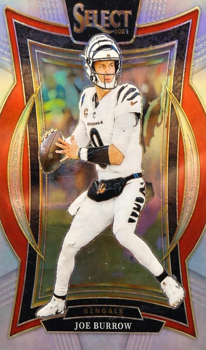 2024 Panini Select Joe Burrow [Silver Prizm Die-Cut] #39 card