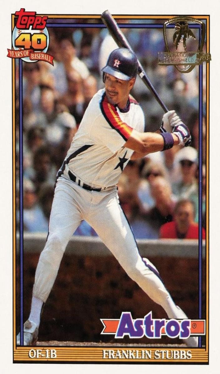 1991 Topps Franklin Stubbs #732 card