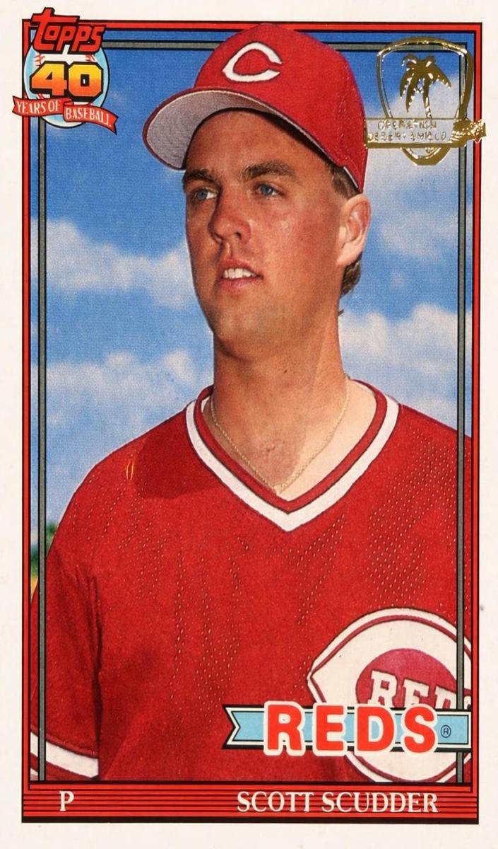 Scott Scudder 1991 Topps Desert Shield Baseball