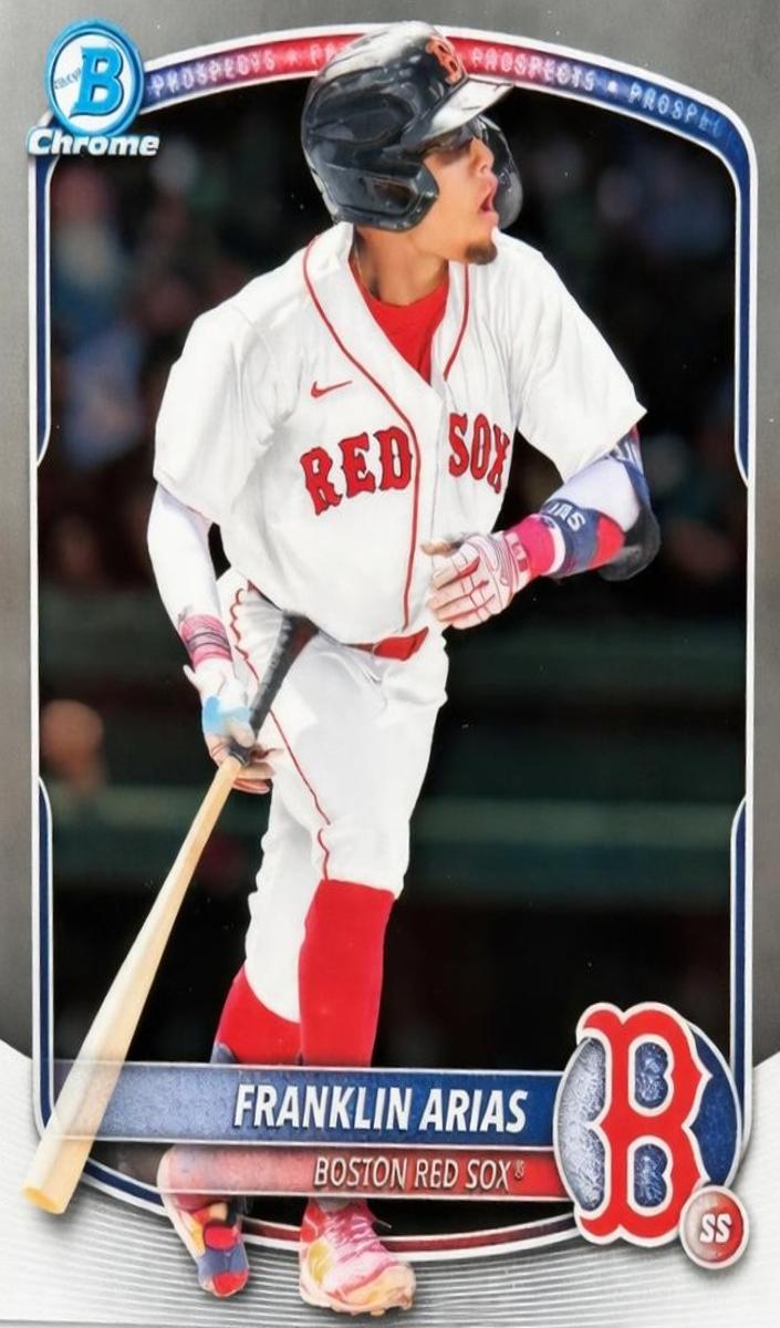 Franklin Arias 2025 Bowman Draft Chrome card