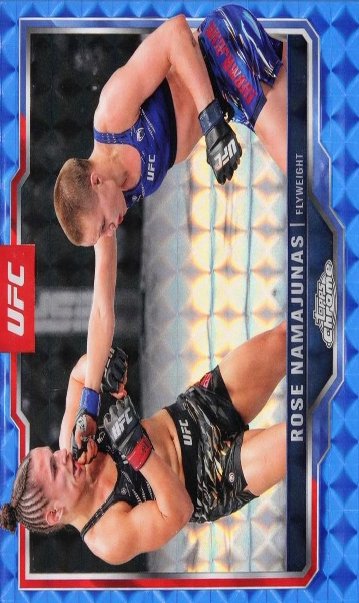 2025 Rose Namajunas [Blue Geometric Refractor] #89