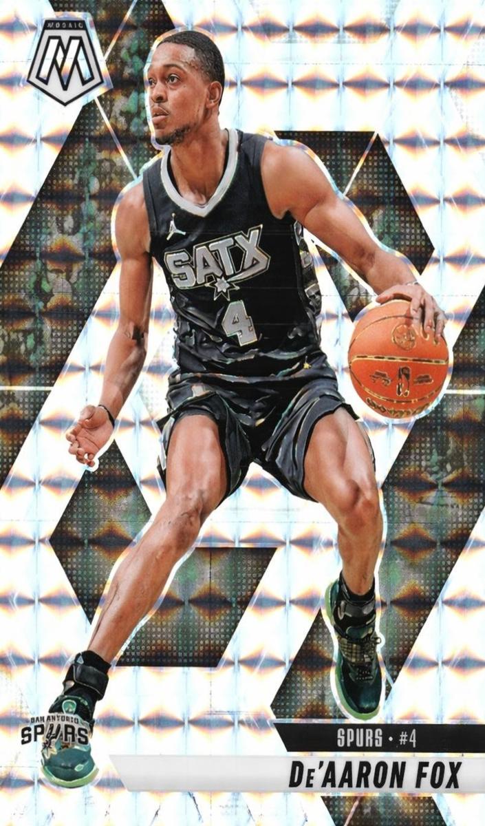 De'Aaron Fox 2024 Mosaic Basketball card